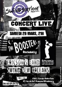 Swing Rock Station Festival concert live. Le samedi 26 mars 2016 à strasbourg. Bas-Rhin.  21H00